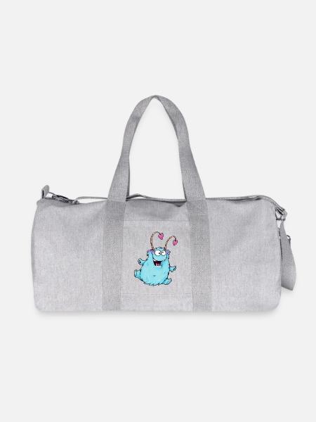 cuddly monster - Recycelte Canvas-Sporttasche von Stanley/Stella - Grau meliert