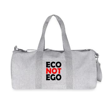 Eco not ego - Recycelte Canvas-Sporttasche von Stanley/Stella - Grau meliert - Vorne