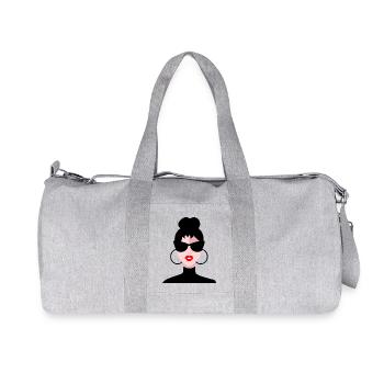 FEMME. FILLE. ADOLESCENT. JOURNEE DE LA FEMME - Sac de sport en toile recyclée Stanley/Stella - gris chiné - Devant