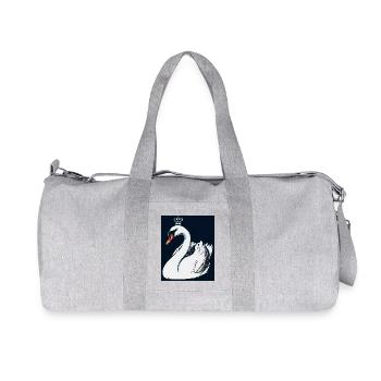 Swan - Recycled Canvas Sports Bag by Stanley/Stella - heather grey - Front
