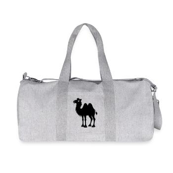 Chameau de l’ombre - Sac de sport en toile recyclée Stanley/Stella - gris chiné - Devant