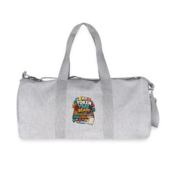 TOKEN TRAY READY - Recycled Canvas Sports Bag by Stanley/Stella - heather grey - Front