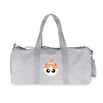 Design de dessin animé à grands yeux - Sac de sport en toile recyclée Stanley/Stella - gris chiné - Devant