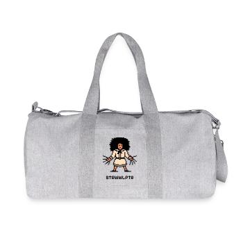 The 8-bit Struwwelpeter - Recycled Canvas Sports Bag by Stanley/Stella - heather grey - Front