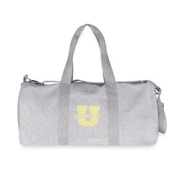 Funny Undecided Student Vibe Humor Spirit - Recycled Canvas Sports Bag by Stanley/Stella - heather grey - Front