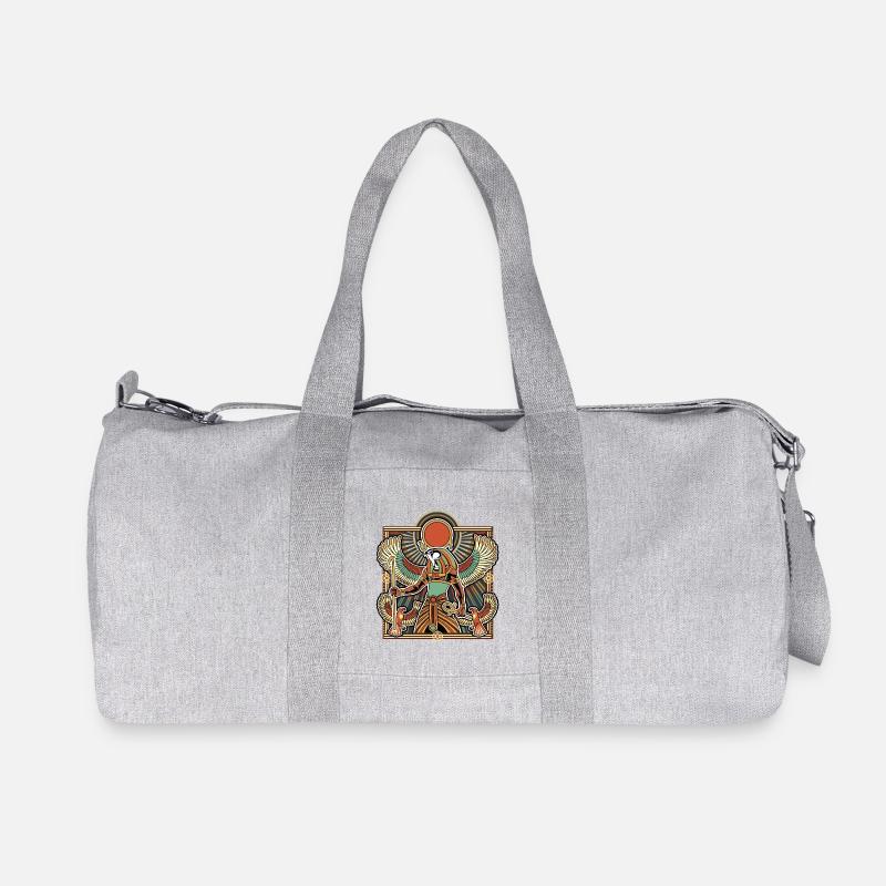 RA Gott der Sonne ÄGYPTEN - Recycelte Canvas-Sporttasche von Stanley/Stella - Grau meliert