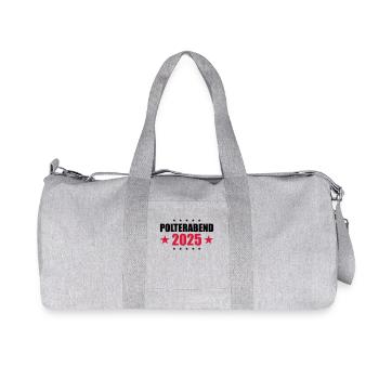 Polterabend 2025 - Recycelte Canvas-Sporttasche von Stanley/Stella - Grau meliert - Vorne