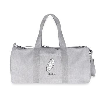 Texel | Antike Landkarte | Schatzkarte - Recycelte Canvas-Sporttasche von Stanley/Stella - Grau meliert - Vorne