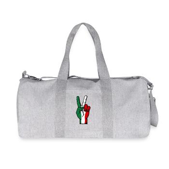 Drapeau de l’Italie Paix Symbole De Victoire - Sac de sport en toile recyclée Stanley/Stella - gris chiné - Devant