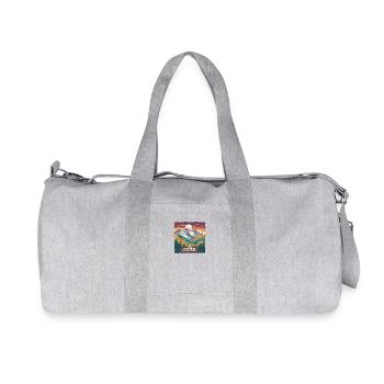 Aspen Colorado Wintersport Skigebiet Skisport - Recycelte Canvas-Sporttasche von Stanley/Stella - Grau meliert - Vorne