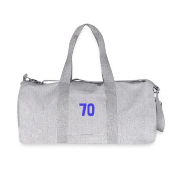 HAPPY BIRTHDAY. HAPPY BIRTHDAY. ANNIVERSARY. - Recycled Canvas Sports Bag by Stanley/Stella - heather grey - Front
