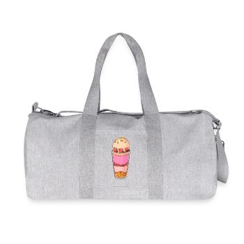 Crème glacée, crème glacée, crème glacée, crème glacée, boule, crème glacée, sundae - Sac de sport en toile recyclée Stanley/Stella - gris chiné - Devant