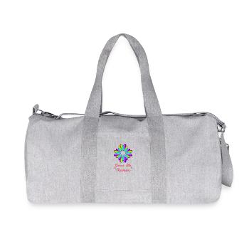 BONNE FÊTE MAMAN. MAMAN. FÊTE DES MÈRES. JE T'AIME - Sac de sport en toile recyclée Stanley/Stella - gris chiné - Devant
