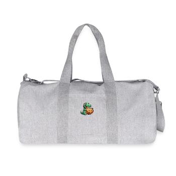 Dino T-Rex Dinosaure Biscuit Bonbons - Sac de sport en toile recyclée Stanley/Stella - gris chiné - Devant