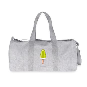 Crème glacée, crème glacée, crème glacée, crème glacée, boule, crème glacée, sundae - Sac de sport en toile recyclée Stanley/Stella - gris chiné - Devant