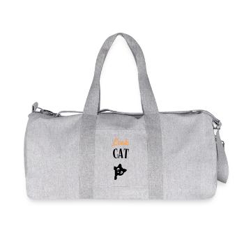 Look Cat - Sac de sport en toile recyclée Stanley/Stella - gris chiné - Devant