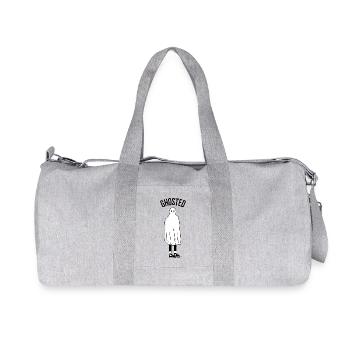 Ghosted Sad Ghost - Recycled Canvas Sports Bag by Stanley/Stella - heather grey - Front