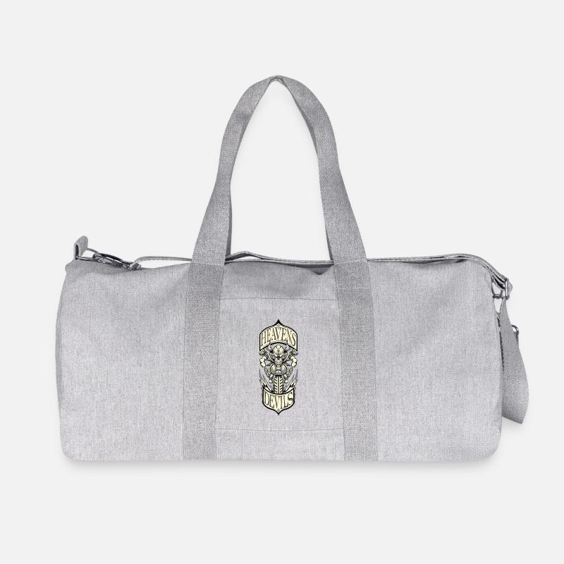 Himmelsteufel - Recycelte Canvas-Sporttasche von Stanley/Stella - Grau meliert