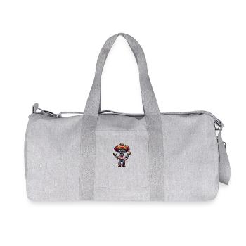 Cinco de Mayo Zombie Horror in Mexico - Recycled Canvas Sports Bag by Stanley/Stella - heather grey - Front