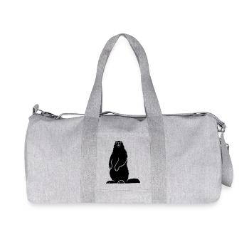 Murmeltier Alpen Alps Berge Groundhog Erdhörnchen - Recycelte Canvas-Sporttasche von Stanley/Stella - Grau meliert - Vorne