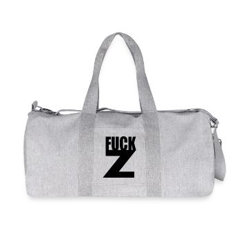 Fuck z - Sac de sport en toile recyclée Stanley/Stella - gris chiné - Devant