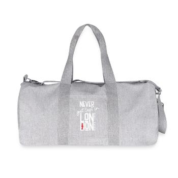 Never get lost in London - Recycelte Canvas-Sporttasche von Stanley/Stella - Grau meliert - Vorne