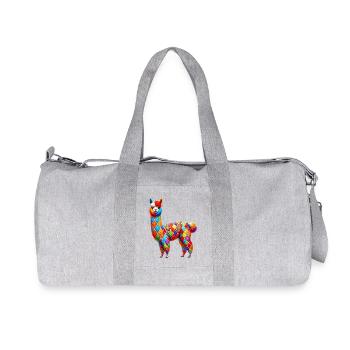 Alpaca - Recycled Canvas Sports Bag by Stanley/Stella - heather grey - Front