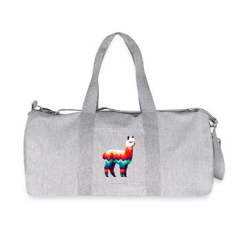 Alpaca - Recycled Canvas Sports Bag by Stanley/Stella - heather grey - Front