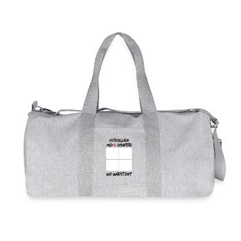 MEiN 18th Birthday Where have you been? - Recycled Canvas Sports Bag by Stanley/Stella - heather grey - Front