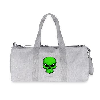 Crâne extraterrestre - Sac de sport en toile recyclée Stanley/Stella - gris chiné - Devant