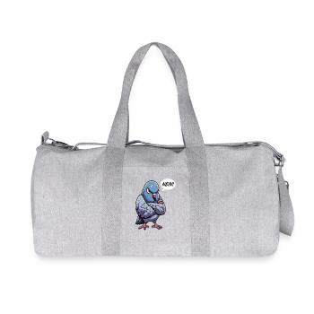 Nein Taube Tauben Taubenzüchter Taubenliebhaber - Recycelte Canvas-Sporttasche von Stanley/Stella - Grau meliert - Vorne