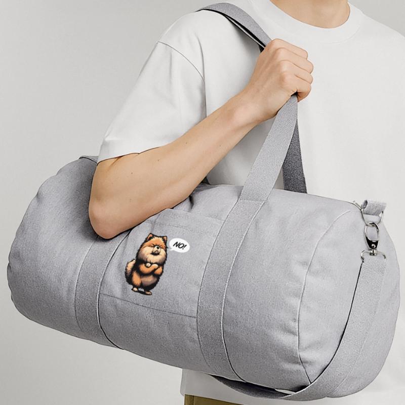 No Pomeranian Dwarf Spitz Dwarf Spitz Holder Spitz Recycled Canvas Sports Bag by Stanley/Stella