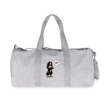 No Münsterländer Münsterländerbesitzer Münsterhund - Recycelte Canvas-Sporttasche von Stanley/Stella - Grau meliert - Vorne