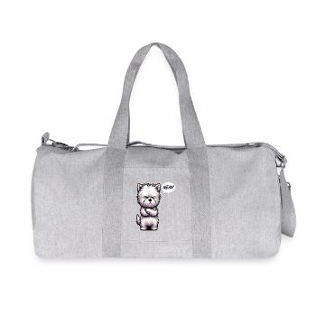 Nein West highland terrier Westie West highland - Recycelte Canvas-Sporttasche von Stanley/Stella - Grau meliert - Vorne