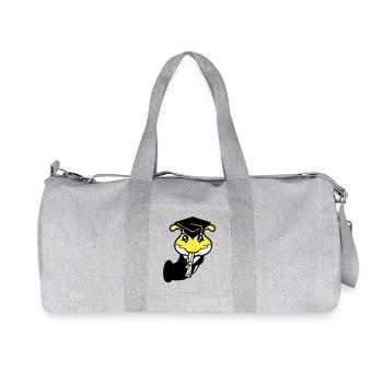Trou Chenille Certificat de fin d'études secondaires Diplôme d'études secondaires obtenu - Sac de sport en toile recyclée Stanley/Stella - gris chiné - Devant