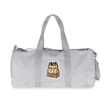 Sachet de tisane Scène Végétale - Sac de sport en toile recyclée Stanley/Stella - gris chiné - Devant
