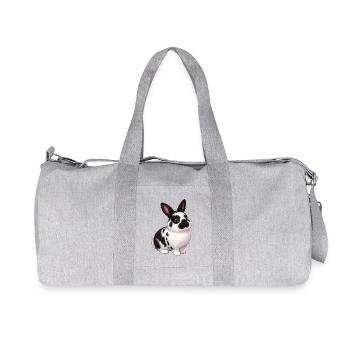 Paulinchen - Sac de sport en toile recyclée Stanley/Stella - gris chiné - Devant
