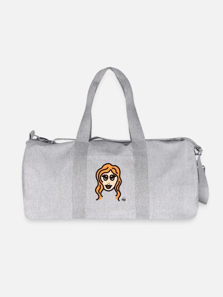 Vierge grande - Sac de sport en toile recyclée Stanley/Stella - gris chiné