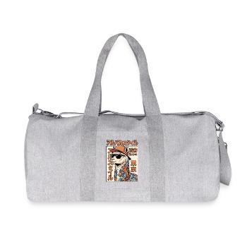 Cooles Alpaka - Recycelte Canvas-Sporttasche von Stanley/Stella - Grau meliert - Vorne