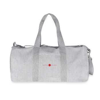 Turkey Symbol Flag Türkiye - Recycled Canvas Sports Bag by Stanley/Stella - heather grey - Front