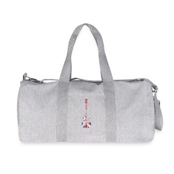 Guitare Union Jack - Sac de sport en toile recyclée Stanley/Stella - gris chiné - Devant