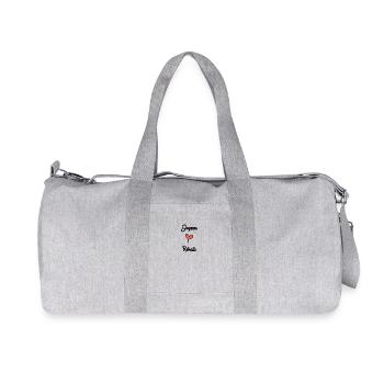COLLEAGUE. START. RETIREMENT - Recycled Canvas Sports Bag by Stanley/Stella - heather grey - Front