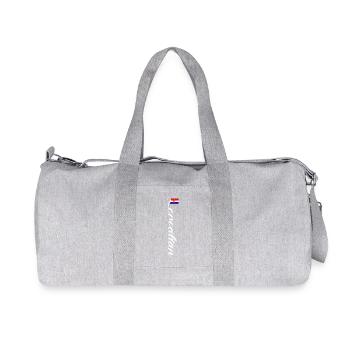 Croatia - Recycled Canvas Sports Bag by Stanley/Stella - heather grey - Front