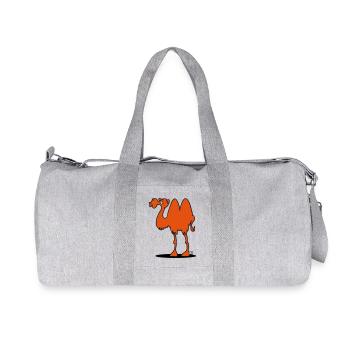 Camel - Recycled Canvas Sports Bag by Stanley/Stella - heather grey - Front
