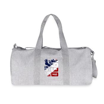 1990 Naissance en France - Sac de sport en toile recyclée Stanley/Stella - gris chiné - Devant