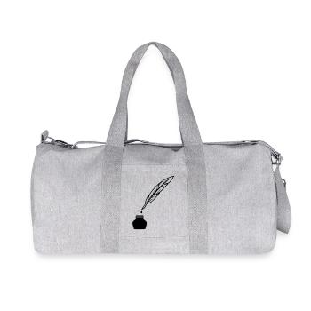 Spring as pen to write - Recycled Canvas Sports Bag by Stanley/Stella - heather grey - Front