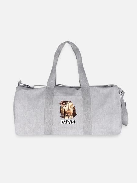 Paris - Sac de sport en toile recyclée Stanley/Stella - gris chiné