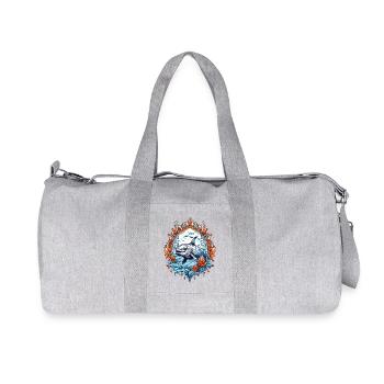 Sea Creatures, Fish - Recycled Canvas Sports Bag by Stanley/Stella - heather grey - Front