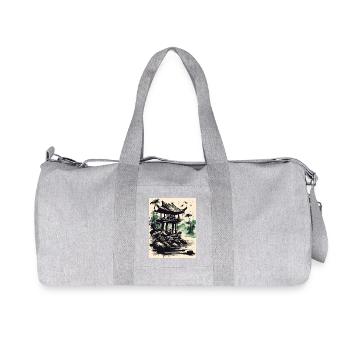 Waterfront Ink Pavilion - Recycled Canvas Sports Bag by Stanley/Stella - heather grey - Front