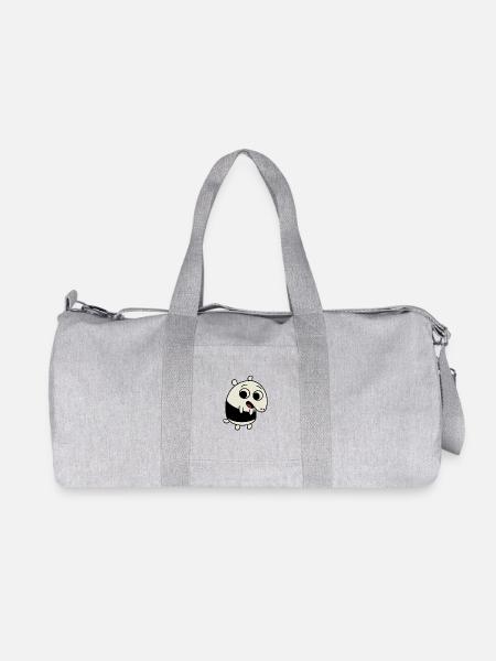 Tropischer Tapir - Recycelte Canvas-Sporttasche von Stanley/Stella - Grau meliert